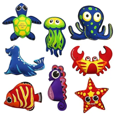 Produktbild von Sunflex Wasserspieltiere-Set "Plash Puppies"