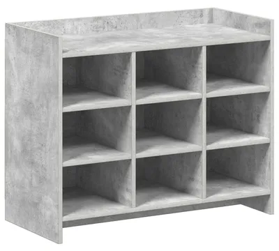 Productafbeelding van vidaXL Schoenenkast, betonkleur, 85 x 39,5 x 70 cm, houtvezelplaat