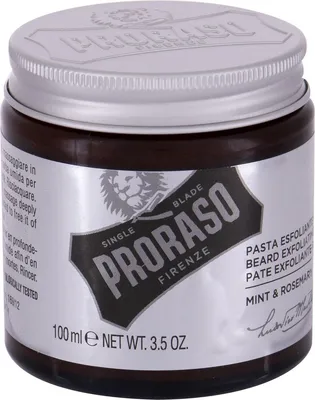 Zdjęcie produktu dla Proraso Profesional Złuszczająca pasta do brody i peeling do twarzy 100ml