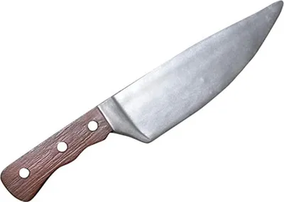 Produktbild von Halloween Schaumstoffwaffe Metzgermesser Spielzeug Braun 32 cm