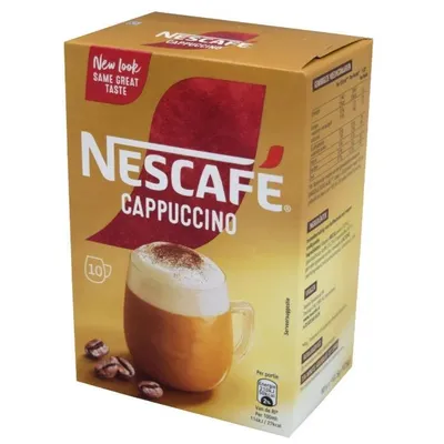 Produktbild von Nescafé Gold Typ Cappuccino Cremig Zart Instantkaffee Sachets Löslicher 10 Stück à 14 g