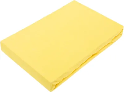 Produktbild von Wasserbett Jersey Spannbettlaken Spannbetttuch Bettlaken Marke 180x200 - 200x220cm Gelb