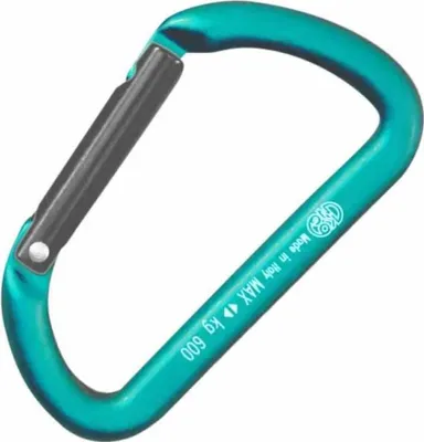 Produktbild von Kong Italy Mini D Karabinerhaken Blau,Grau Blau,Grau One Size