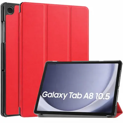 Produktbild von Schutzhülle für Samsung Galaxy Tab A8 10.5" Hülle SM-X200 X205 X207 Smart Cover Case Tablet Schutz Wake Up Sleep Etui Tasche Slim 2022 - ROT