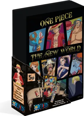 Obrázek produktu pro Pětidílná sada psacích potřeb One Piece v krabici - Pro fanoušky
