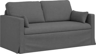 Obrázek produktu pro vidaXL Pohovka tmavě šedá 158 x 78 x 80 cm látková