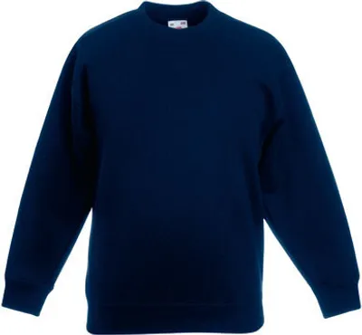 Produktbild von Fruit of the Loom - Kids Premium Set-in Sweat - Deep Navy - 152