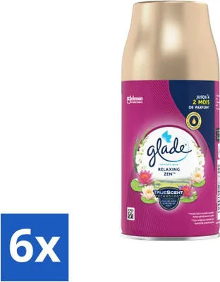Obrázek produktu pro Glade - Automatická náplň do spreje - Relaxing Zen - 269 ml - Cenově výhodné balení - 6 kusů