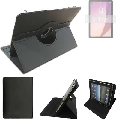 Produktbild von High quality kompatibel mit Lenovo Tab M9 Wi-Fi Schutz Hülle 360° Tablet Case Schutzhülle Flip Cover  schwarz. Tablet Hülle drehbar Standfunktion