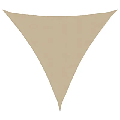 Image de vidaXL Voile d'ombrage Beige 2x2x2 m 100% Polyester Oxford