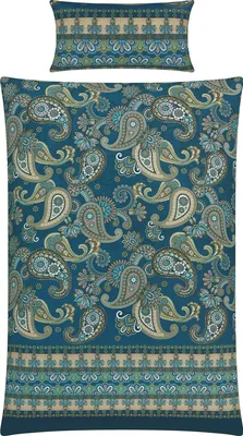 Produktbild von Erwin Müller Bettwäsche blau 1x 155x220 cm + 1x 40x80 cm