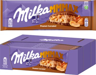 Produktbild von Milka Tafelschokolade Peanut-Caramel Großtafel VPE (12x276g Tafel)