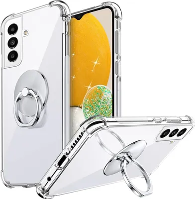 Obrázek produktu pro Průhledný silikonový obal pro SAMSUNG GALAXY A13 s kroužkem