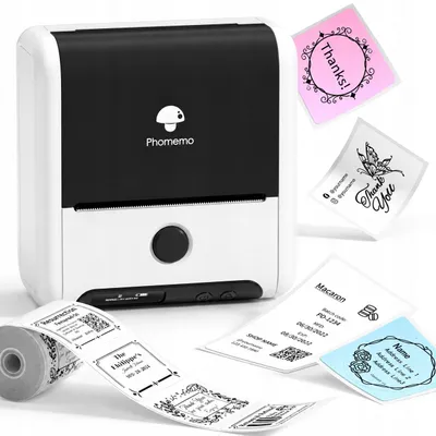 Zdjęcie produktu dla Phomemo M200 drukarka etykiet termicznych samoprzylepnych biała Android IOS