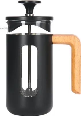 Produktbild von Cafetière, 3 Tassen, Edelstahl, Schwarz - La Cafetière | Pisa
