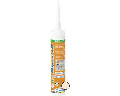 Zdjęcie produktu dla Uszczelniacz silikonowy Mapei Mapesil LM 132 beżowy 310 ml