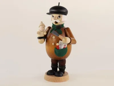 Obrázok produktu pre Sústruh na drevo Smoking Man s dlátom výška 15,5 cm NOVINKA