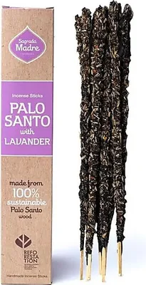 Image de Encens Sagrada Madre Palo Santo à la lavande - lot de 3 pièces - ± 30 g