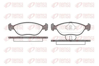 Produktbild von REMSA Bremsbeläge Satz Vorne Bremsklötze für VOLVO 480 E (482) 0444.00