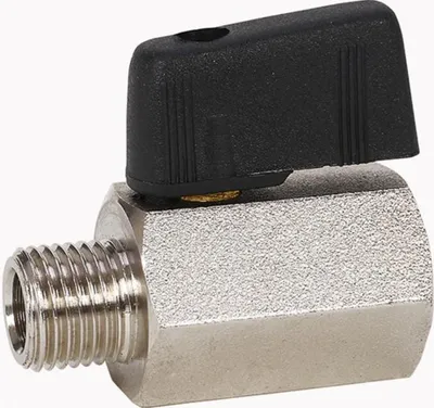 Image de BEE G Mini-robinet à boisseau sphérique, laiton, 93501-1/4" IG/AG, PN30, 1 pièce.