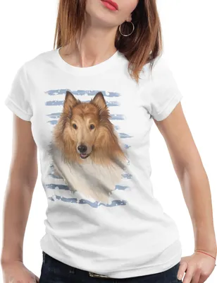 Produktbild von style3 Collie Damen T-Shirt hundeliebhaber züchter tier, Größe:M