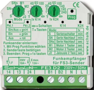 Produktbild von Schalk Funk-Empfängerschalter FE3 D2