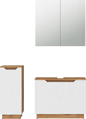 Immagine prodotto di Set di mobili da bagno Vicco Lotta Bianco 3 parti, Model 59541