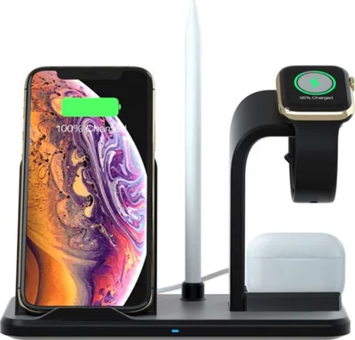Obrázek produktu pro Wisam® 3 v 1 Multifunktion 15W QI Ladestation Airpods Pro Apple Watch