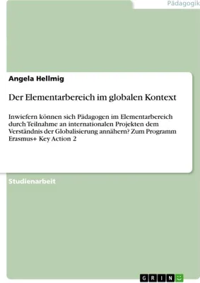 Produktbild von Der Elementarbereich im globalen Kontext