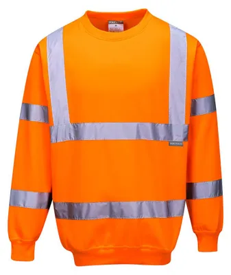 Produktbild von Portwest B303 Warnschutz-Sweatshirt Orange Gr. L