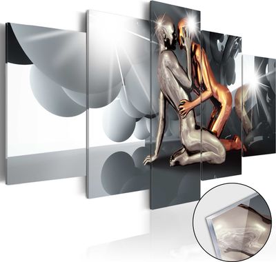 ABSTRAKT EROTIK Acrylglasbild Modern Wandbild Glasbilder Bilder h-A-0046-k-n