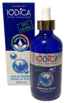 Obrázok produktu pre Iodica Tekutý jódový koncentrát – 240 ml
