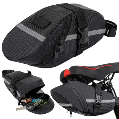 Produktbild von Fahrradtasche Satteltasche Fahrrad Tasche wasserdicht schwarz 14400