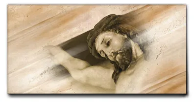 Image de Giallobus - 28 - Crucifixion - Giallobus - 140L x 70l cm - Tableau - Cadre en toile de qualité supérieure