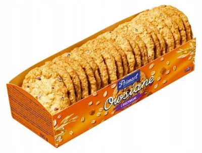 Productafbeelding van Primart haverkoekjes met rozijnen, 190 gram