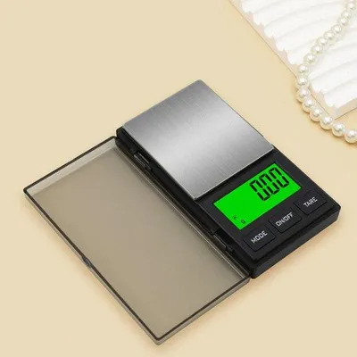 Obrázek produktu pro Miniaturizovaná přenosná váha na šperky s rozlišením 0,01 g, elektronická váha na šití
