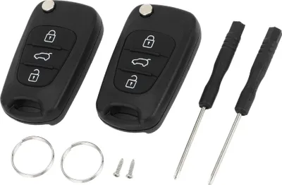 Produktbild von 3 Tasten Schlüsselgehäuse Gehäuse Keyless Entry Fernbedienung Schlüsselanhänger Ersatzgehäuse für Hyundai I20 I30 I35 IX20 IX35 für Kia Ceed Soul Sportage