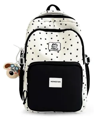 Produktbild von Wasserdichte Schultasche - Rucksack für Mädchen 9-16 Jahre - Laptoprucksack 15,6 Zoll