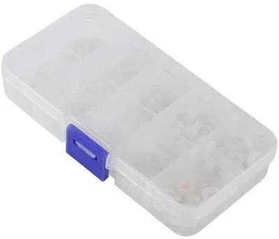 Immagine prodotto di Set di viti, dadi e asole in scatola da 150 pezzi - M2, M2,5, M3, M4, M5