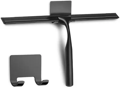 Produktbild von Edelstahl-Duschwischer 35cm schwarz selbstklebend