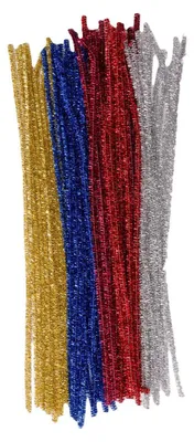 Immagine prodotto di Colorazioni - Glitter Chenilledraad, 50 pezzi.