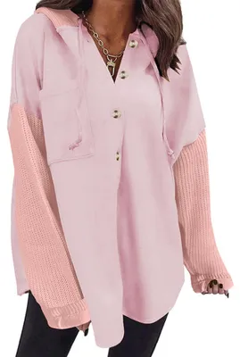 Image de Veste à capuche pour femmes - Pull ample décontracté