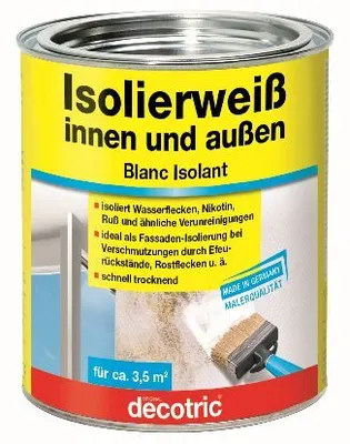 Produktbild von Decotric Isolierweiß 750 ml weiß