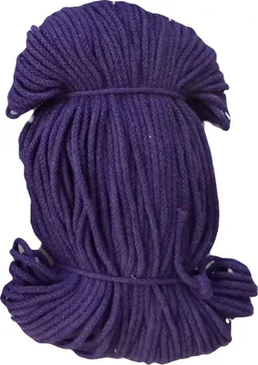 Produktbild von Ø 4 mm x 100 m Baumwollkordel Kordel Baumwolle 100 % Baumwollschnur Purple Ø 4 mm