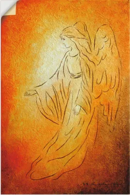 Produktbild von ARTland Wandbild, selbstklebend Engel der Heilung - Engelkunst Größe: 20x30 cm