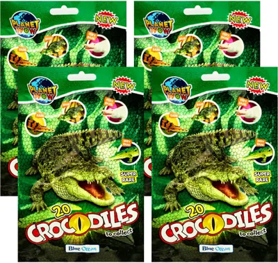 Produktbild von Blue Ocean Crocodiles Sammelfiguren 2025 - Planet Wow Figur - 4 Tüten