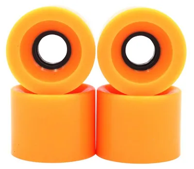 Imagen del producto de Ruedas para longboard, 60 x 45 mm, dureza 78A, juego de 4 unidades, para cruiser y pennyboard