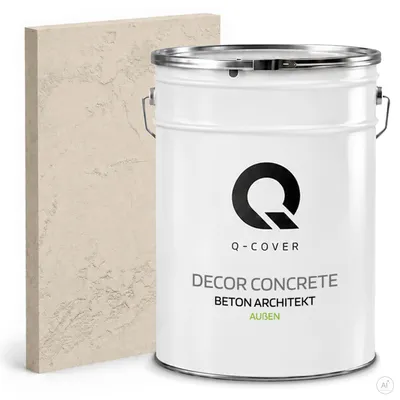 Immagine prodotto di Beton Architekt 15 Kg 10 m2 Beige chiaro 15 kg 10m2 | Intonaco decorativo | Intonaco a spatola | Composto pronto per l'uso Aspetto del calcestruzzo Calcestruzzo decorativo esterno