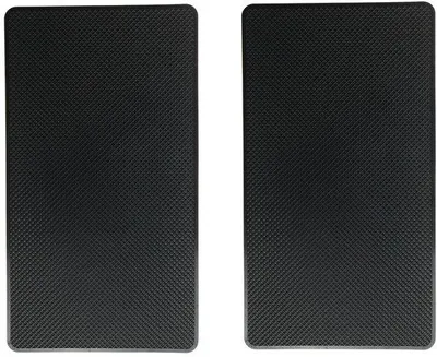 Produktbild von Schwarze Antirutschmatten fürs Autoarmaturenbrett, 2er Pack, 27x15cm