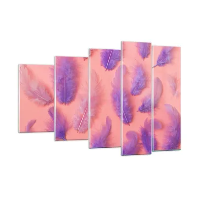 Produktbild von Bilder auf glas - Vogel Feder Farbe Komposition - 150x100cm - Glasbilder - Wandbilder - Kunstdruck - zum Aufhängen bereit - Wanddekoration aus Glas - Glas Bilder - Wandbild auf Glas - GEG150x100-2922
